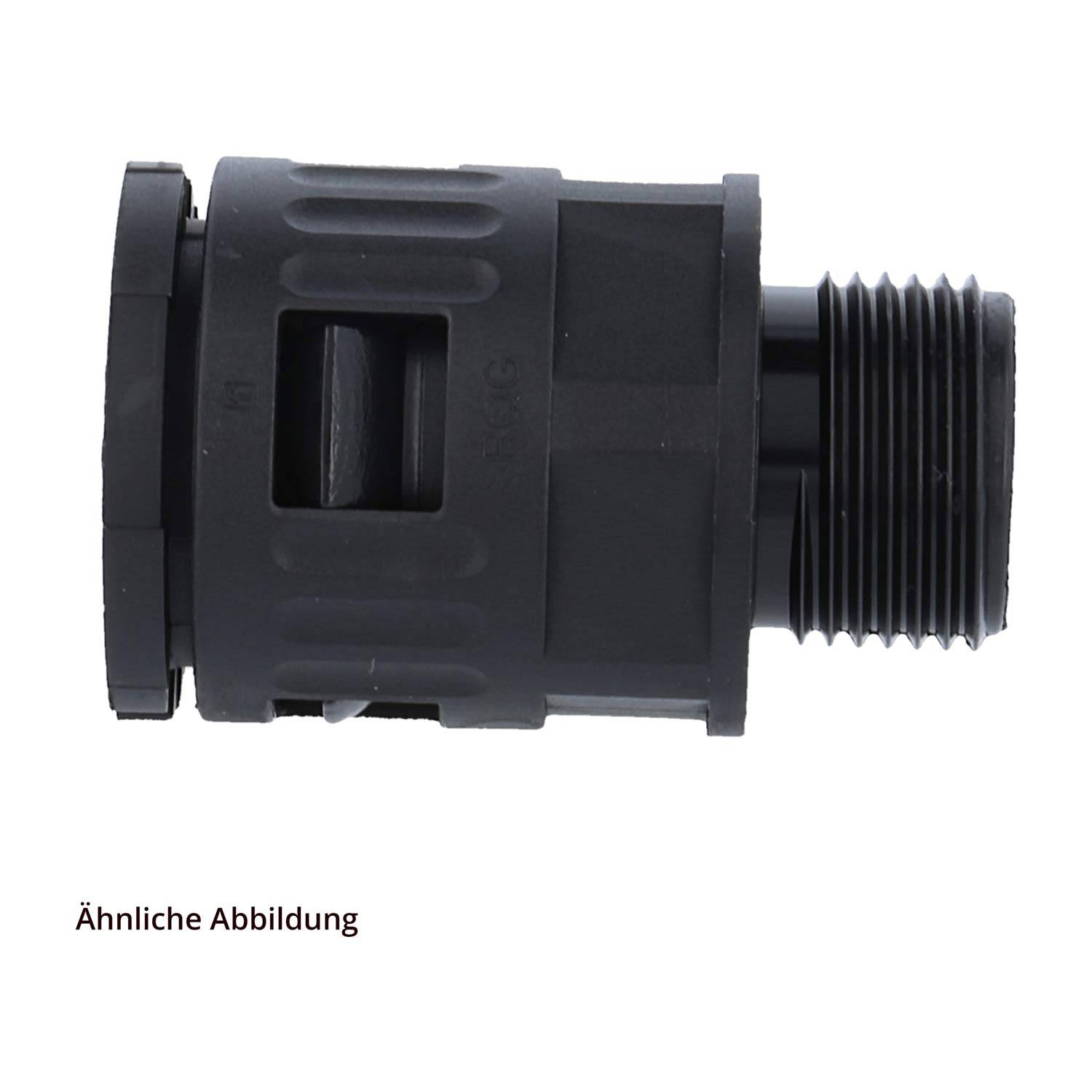 Flexa Schnellverschraubung IP66,gerade RQG1-M AD28,5/M25 sw 28,5 mm, 13 47 37 23 mm