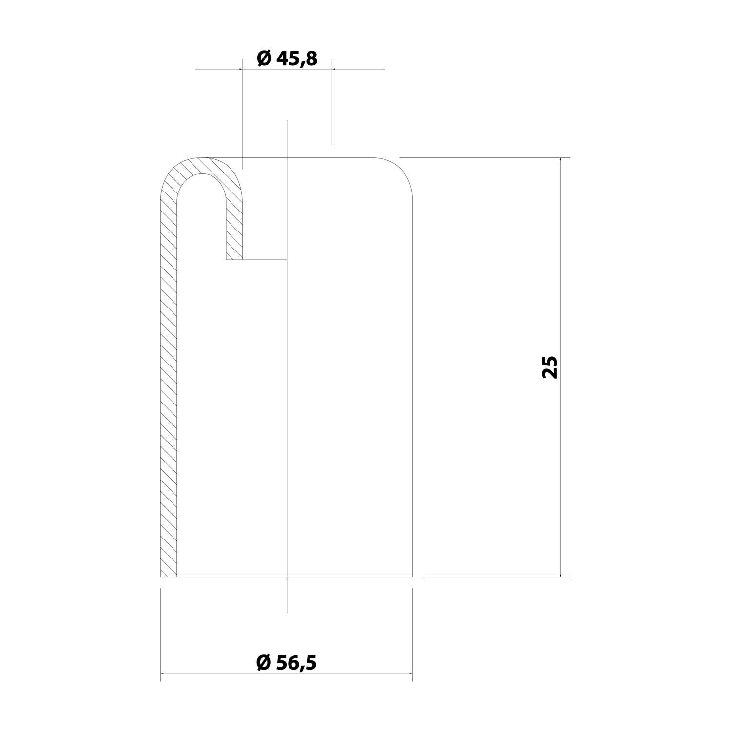 Flexa Endtülle RQA AD54.5 sw 54,5 mm