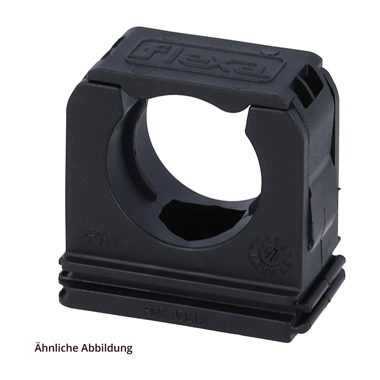 Flexa Schlauchhalter Kunststoff RQS AD18,5 sw 18,5 mm