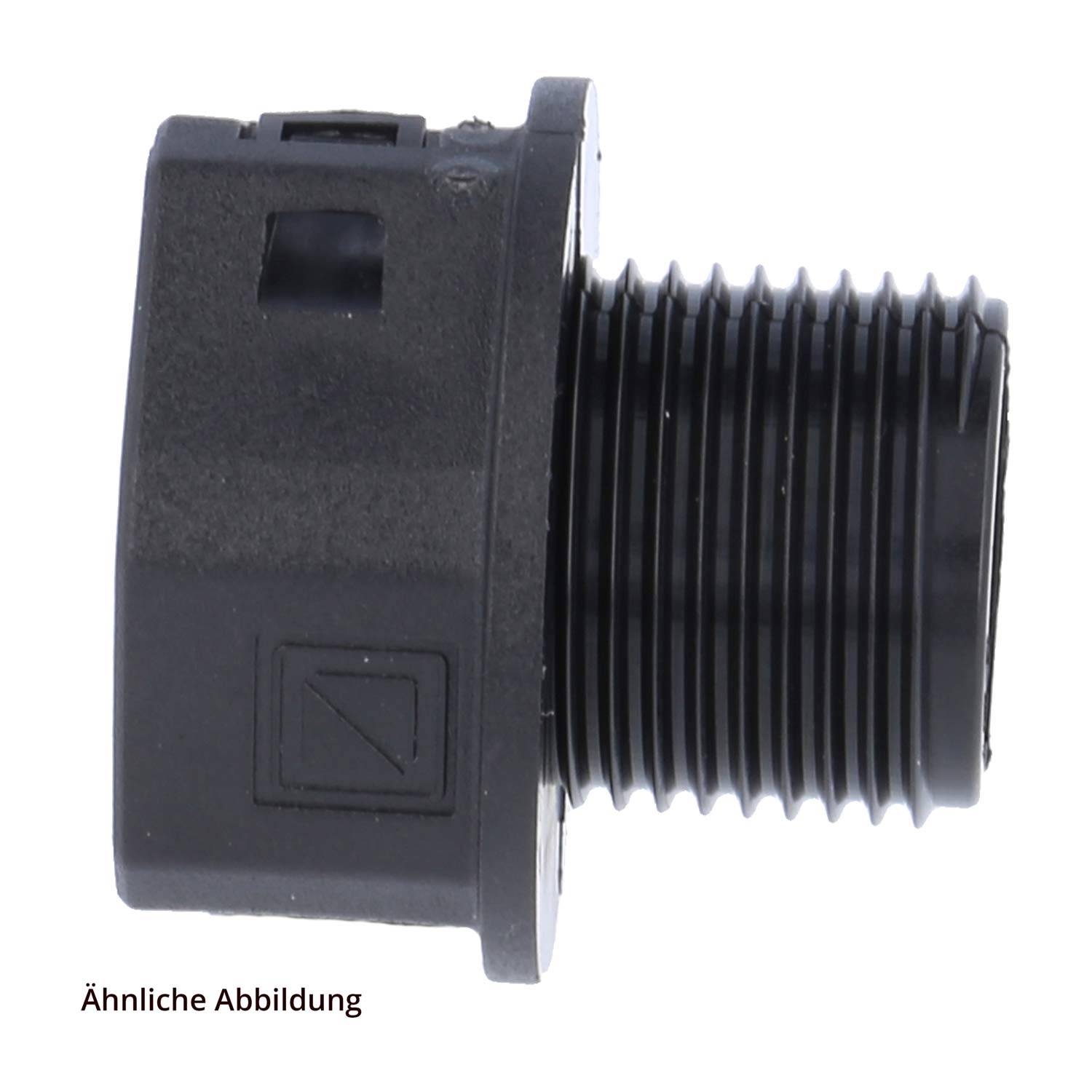 Flexa Kunststoff-Verschraubung schwarz RQG-Duo-M AD28,5-M25 28,5 mm, 15 35 40 23 mm