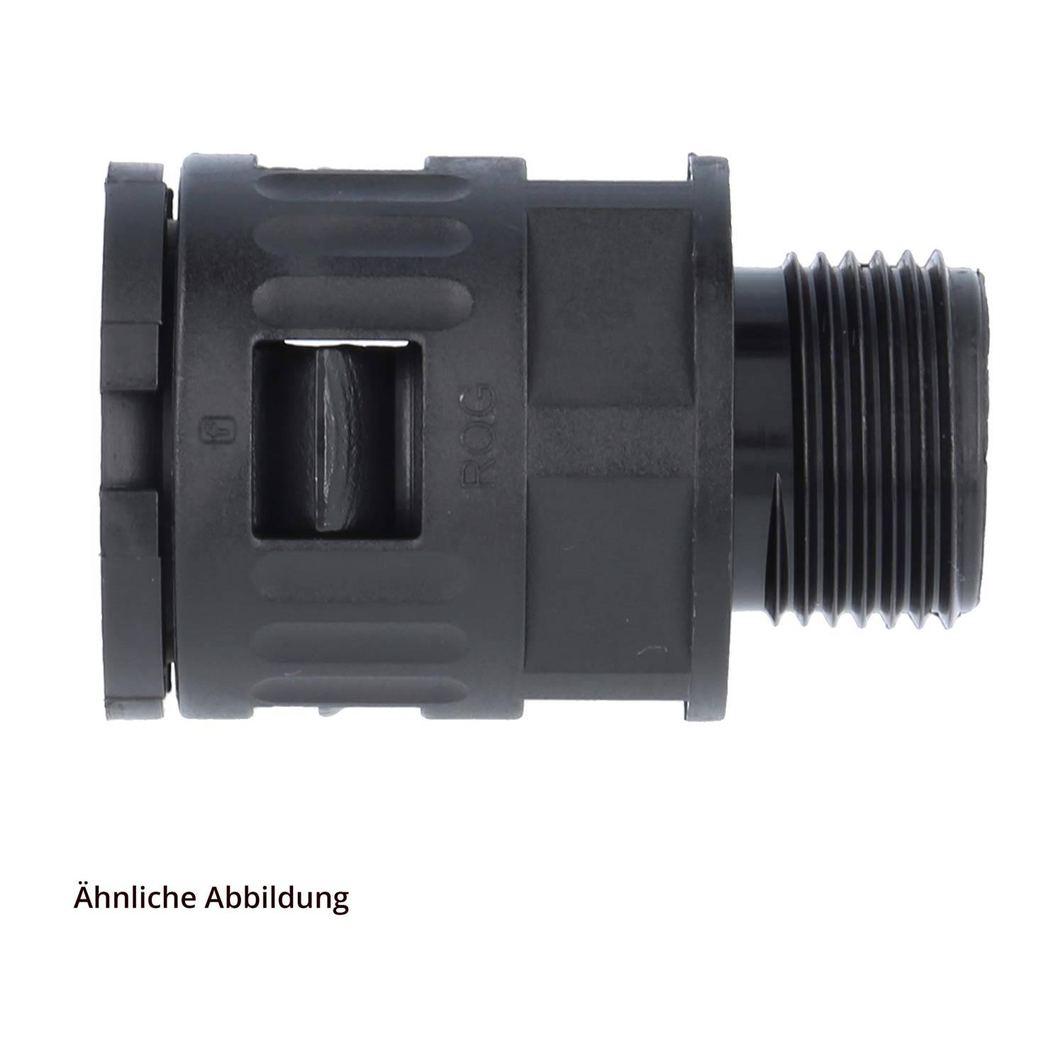 Flexa Schnellverschraubung IP67,gerade RQG-P AD28,5/PG21sw 28,5 mm, 12,5 48,5 37 mm