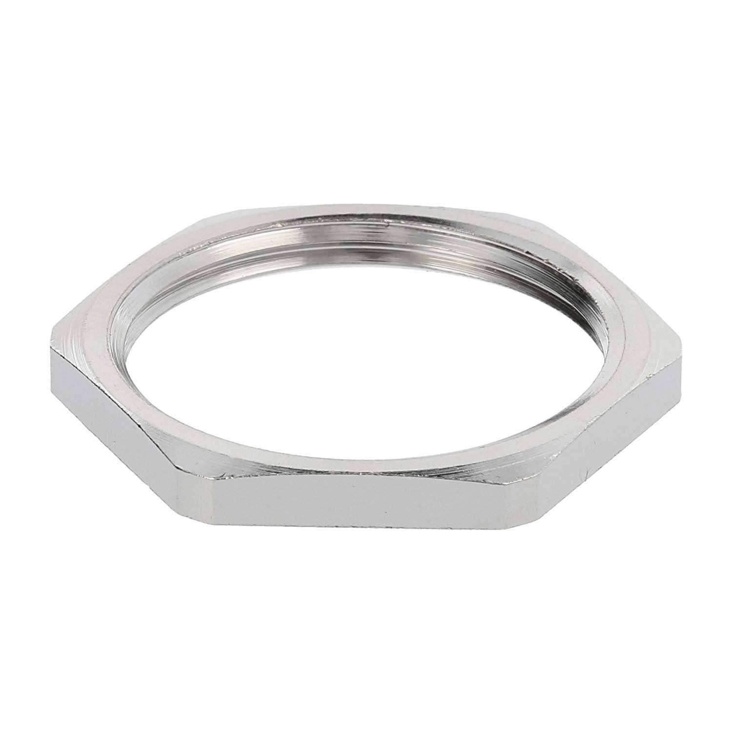10062146 WISKA Gegenmutter PG21x1,588 GMS-21 Sechskant Messing (CuZn) vernickelt