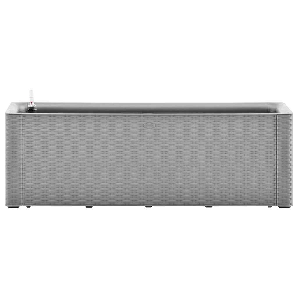vidaXL Garten-Hochbeet mit Selbstbewässerungssystem Grau 100x43x33 cm