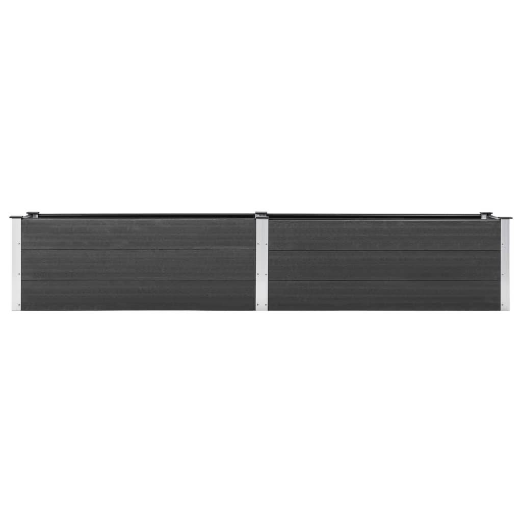 vidaXL Garten-Hochbeet 200x50x54 cm WPC Grau