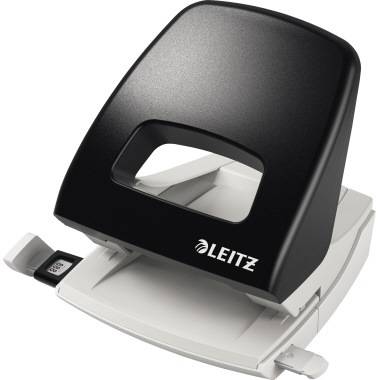 Leitz 50050095 Bürolocher New NeXXt Schwarz max. Einstellformat: DIN A4, Folio 25 Bl. (80 g/m²)