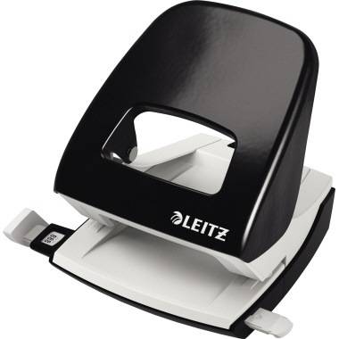 Leitz 50080095 Bürolocher New NeXXt Schwarz max. Einstellformat: DIN A4 30 Bl. (80 g/m²)