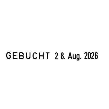 Trodat 54340 Wortbandstempel Schwarz 56 x 4 mm (B x H)