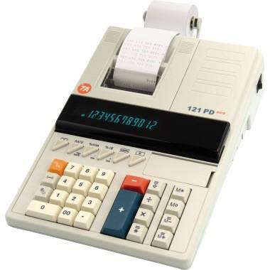 Triumph Adler 121 PD eco Druckender Tischrechner Weiß Display (Stellen): 12 netzbetrieben (B x H x T) 217 x 90 x 325 mm