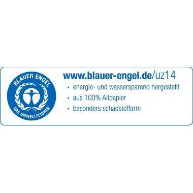LEITZ Tauenpapier-Register, A-Z, A4 Überbreite, halbe Höhe