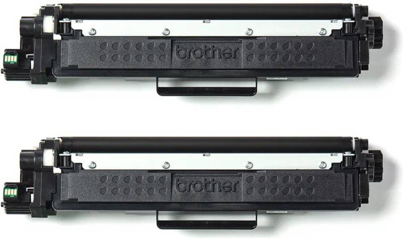 Brother TN247BK TWIN - 2er-Pack - Hohe Ergiebigkeit - Schwarz - original - Tonerpatrone