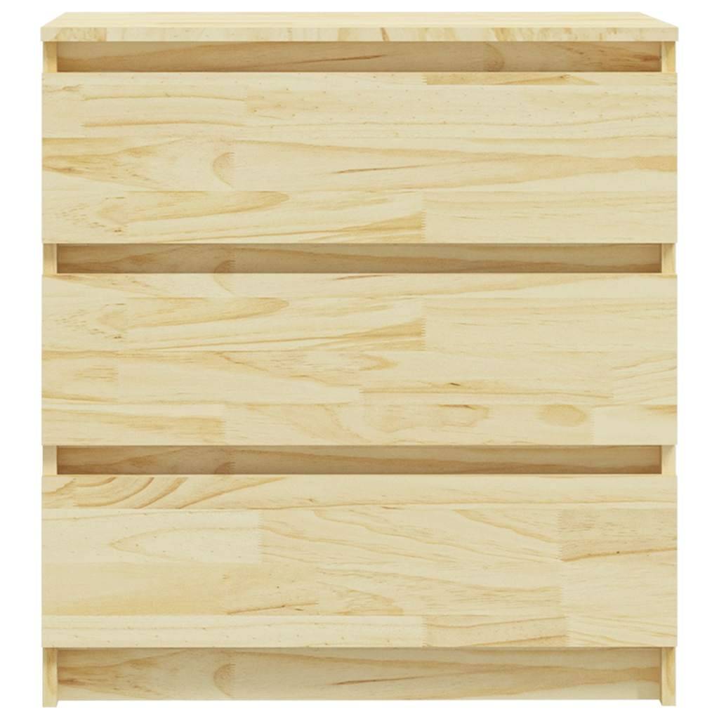 vidaXL Nachtschrank 60x36x64 cm Massivholz Kiefer
