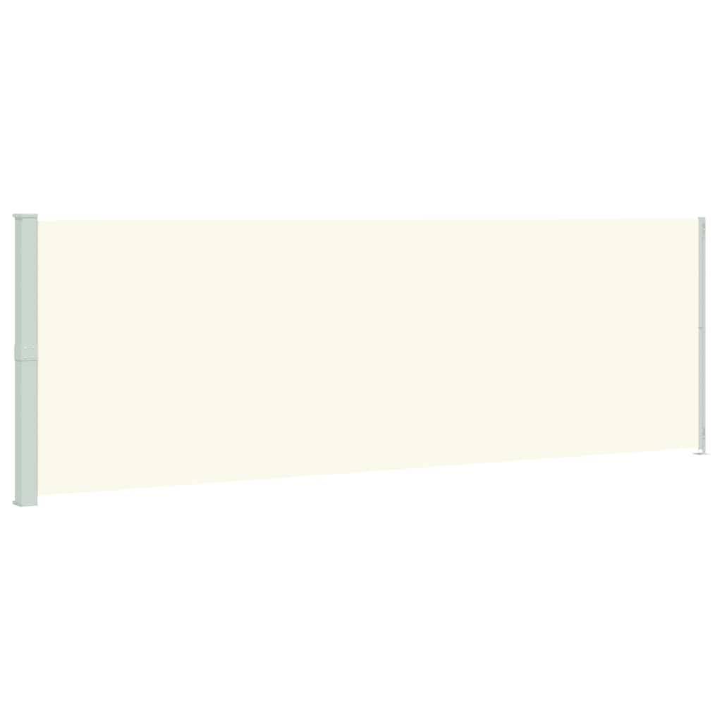 vidaXL Seitenmarkise Ausziehbar 200x600 cm Creme
