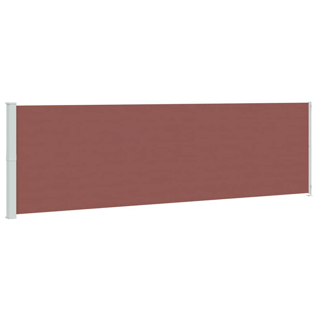 vidaXL Seitenmarkise Ausziehbar 180x600 cm Braun