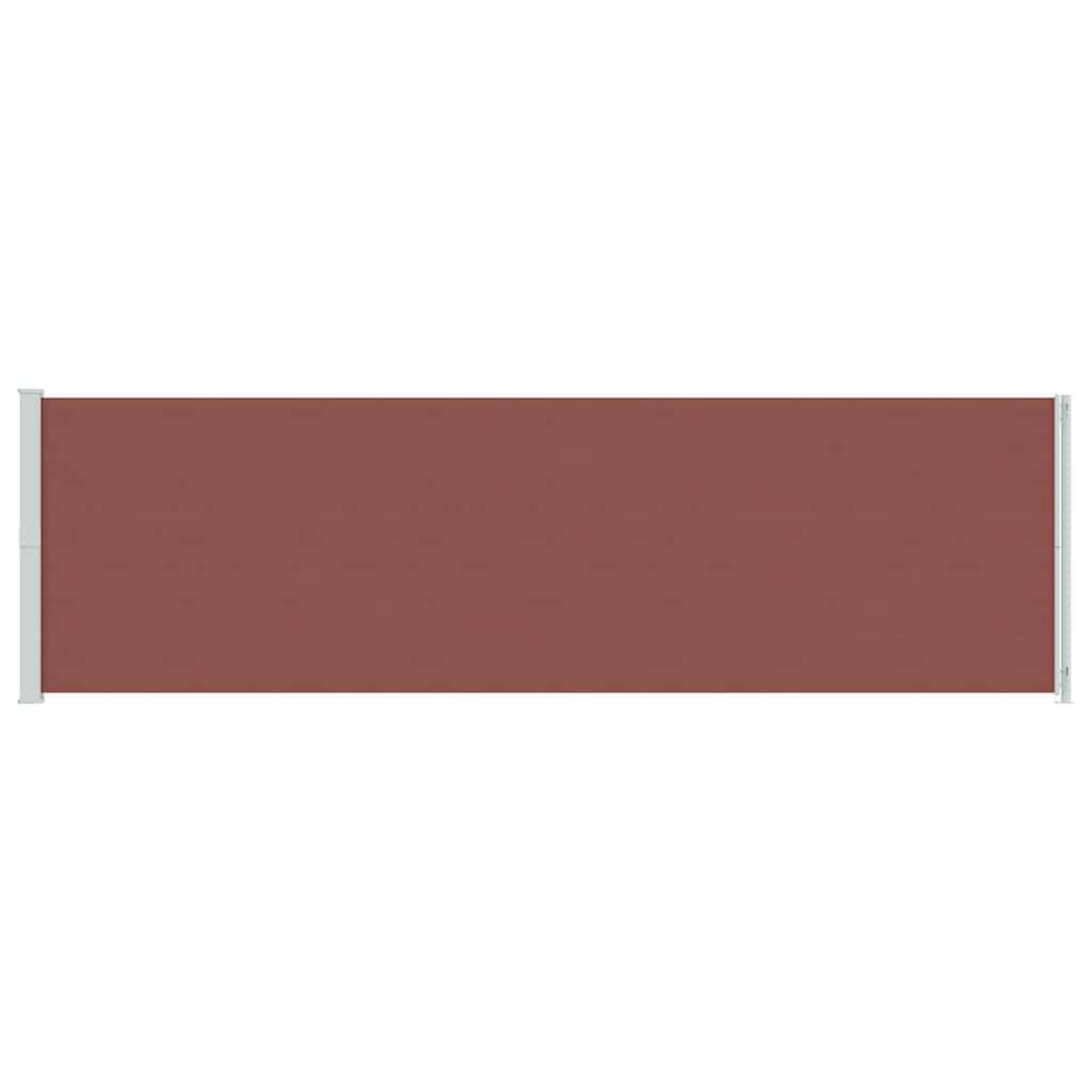 vidaXL Seitenmarkise Ausziehbar 180x600 cm Braun