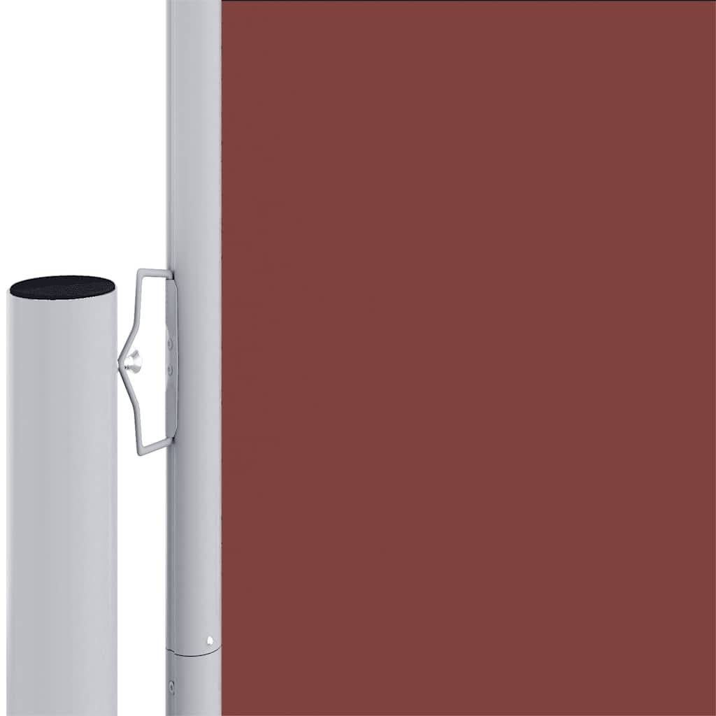 vidaXL Seitenmarkise Ausziehbar Braun 180x600 cm