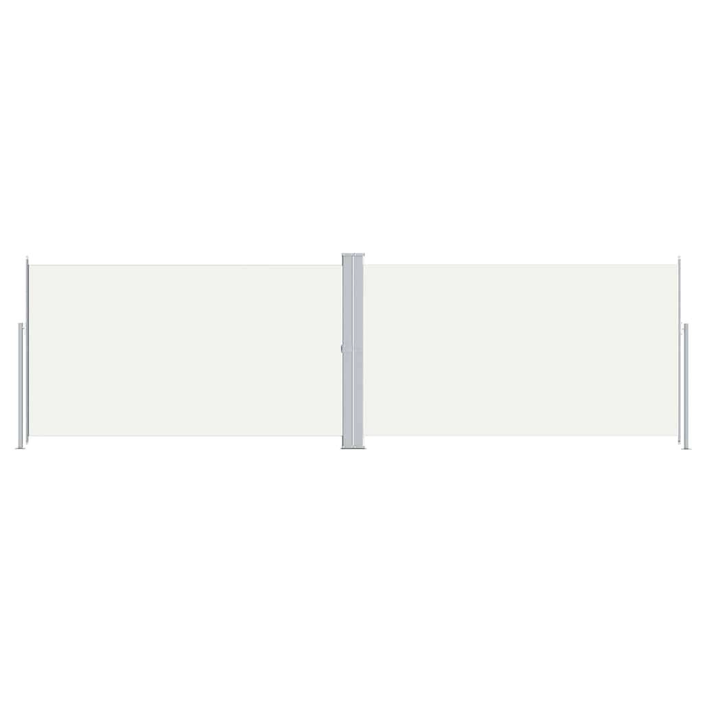 vidaXL Seitenmarkise Ausziehbar Creme 180x600 cm