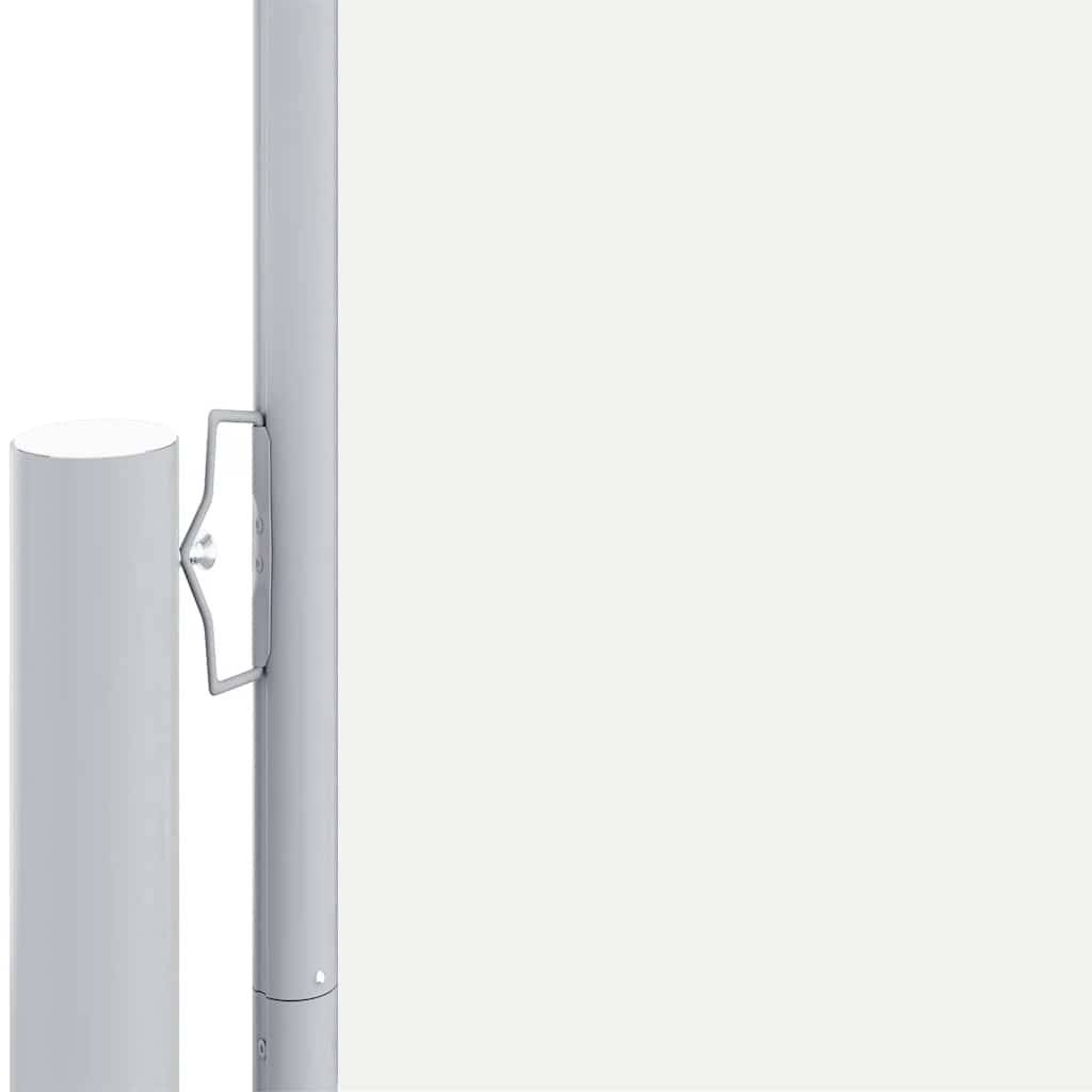 vidaXL Seitenmarkise Ausziehbar Creme 200x600 cm