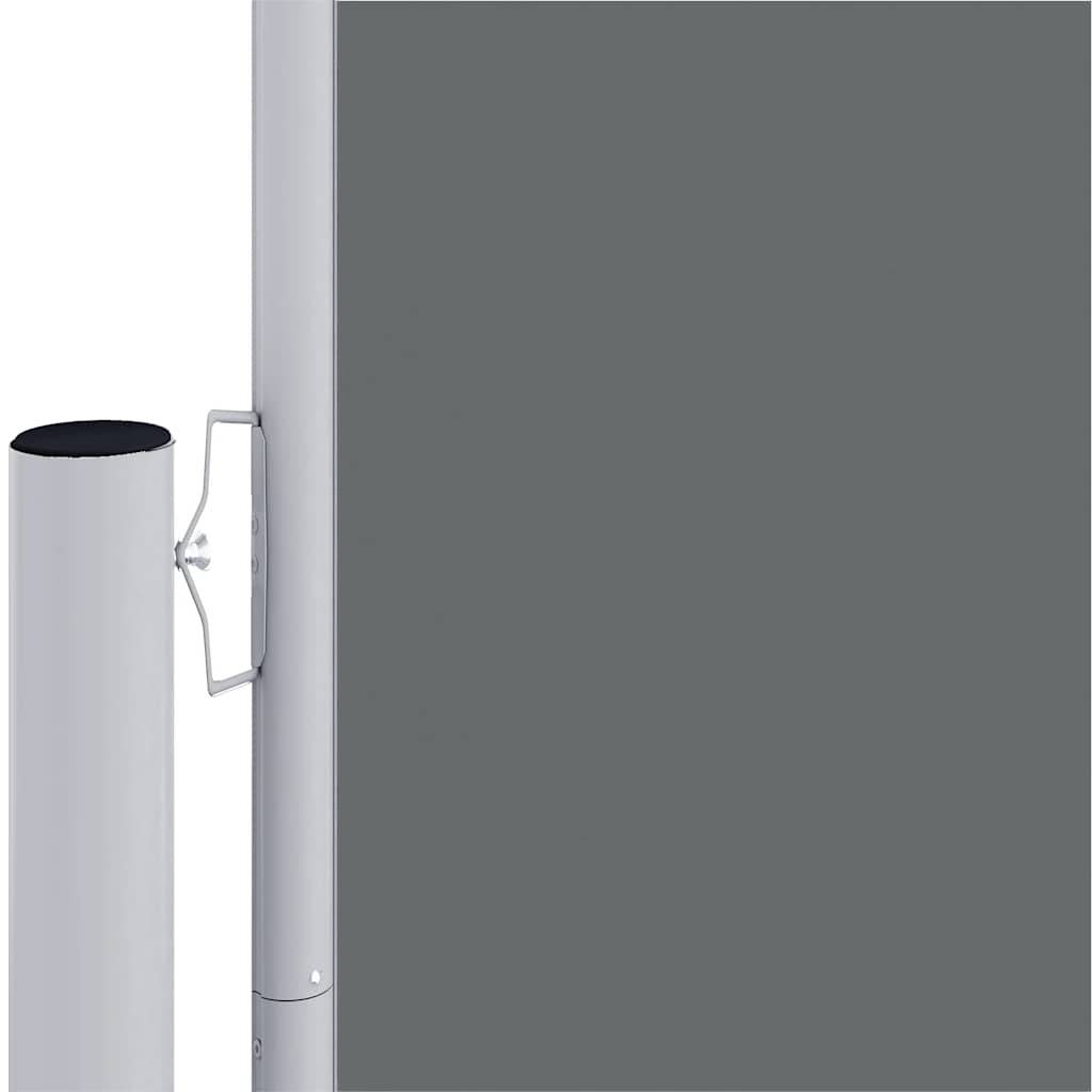 vidaXL Seitenmarkise Ausziehbar Anthrazit 200x1000 cm