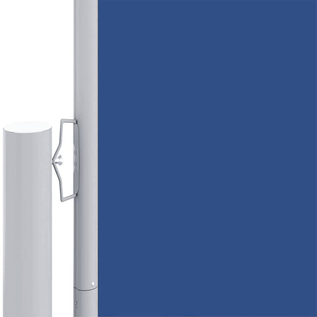 vidaXL Seitenmarkise Ausziehbar Blau 180x1000 cm