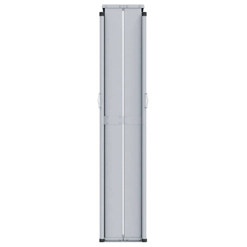 vidaXL Seitenmarkise Ausziehbar Braun 220x1000 cm