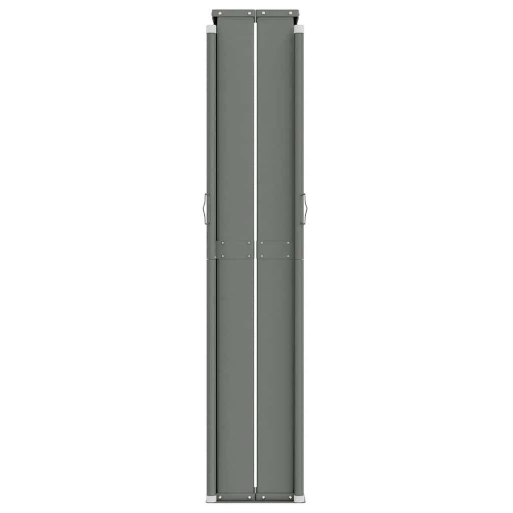 vidaXL Seitenmarkise Ausziehbar Rot 220x1000 cm