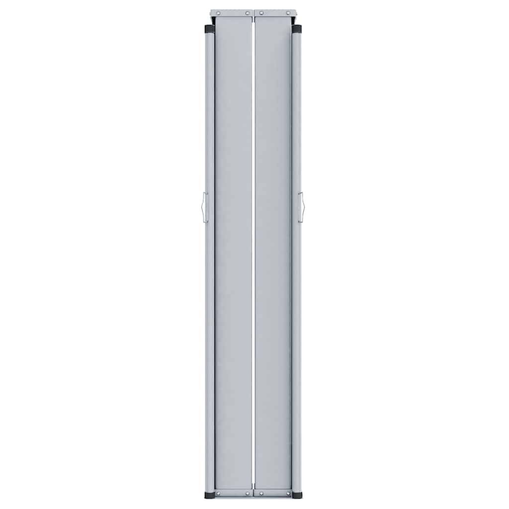 vidaXL Seitenmarkise Ausziehbar Schwarz 117x1200 cm