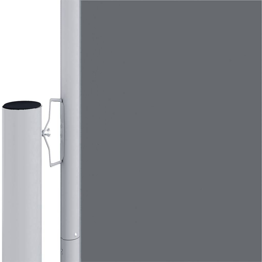 vidaXL Seitenmarkise Ausziehbar Anthrazit 160x1200 cm
