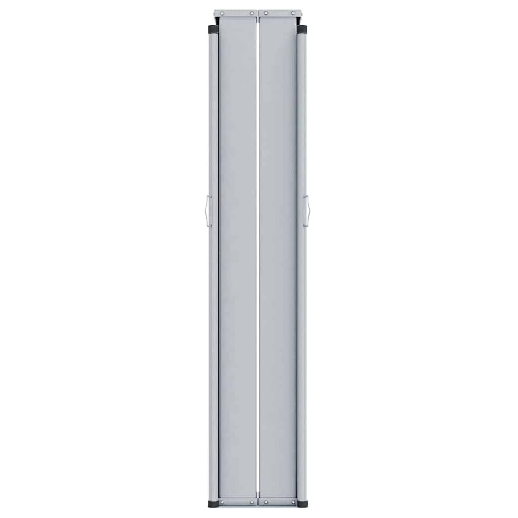 vidaXL Seitenmarkise Ausziehbar Braun 117x1200 cm