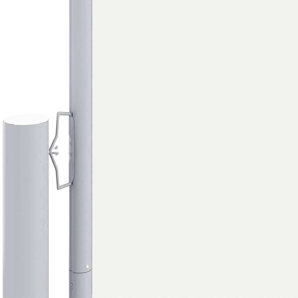 vidaXL Seitenmarkise Ausziehbar Creme 117x1200 cm