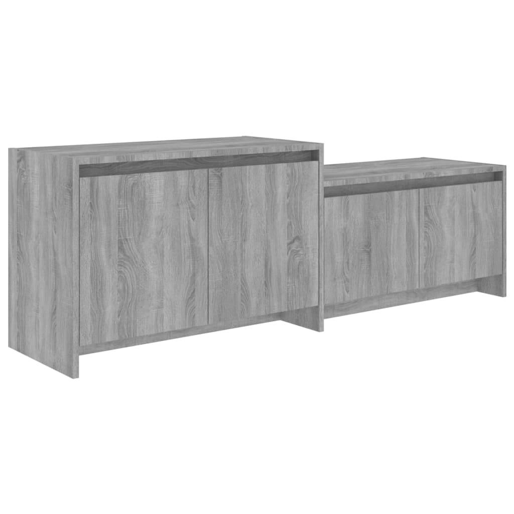 vidaXL TV-Schrank Grau Sonoma 146,5x35x50 cm Holzwerkstoff