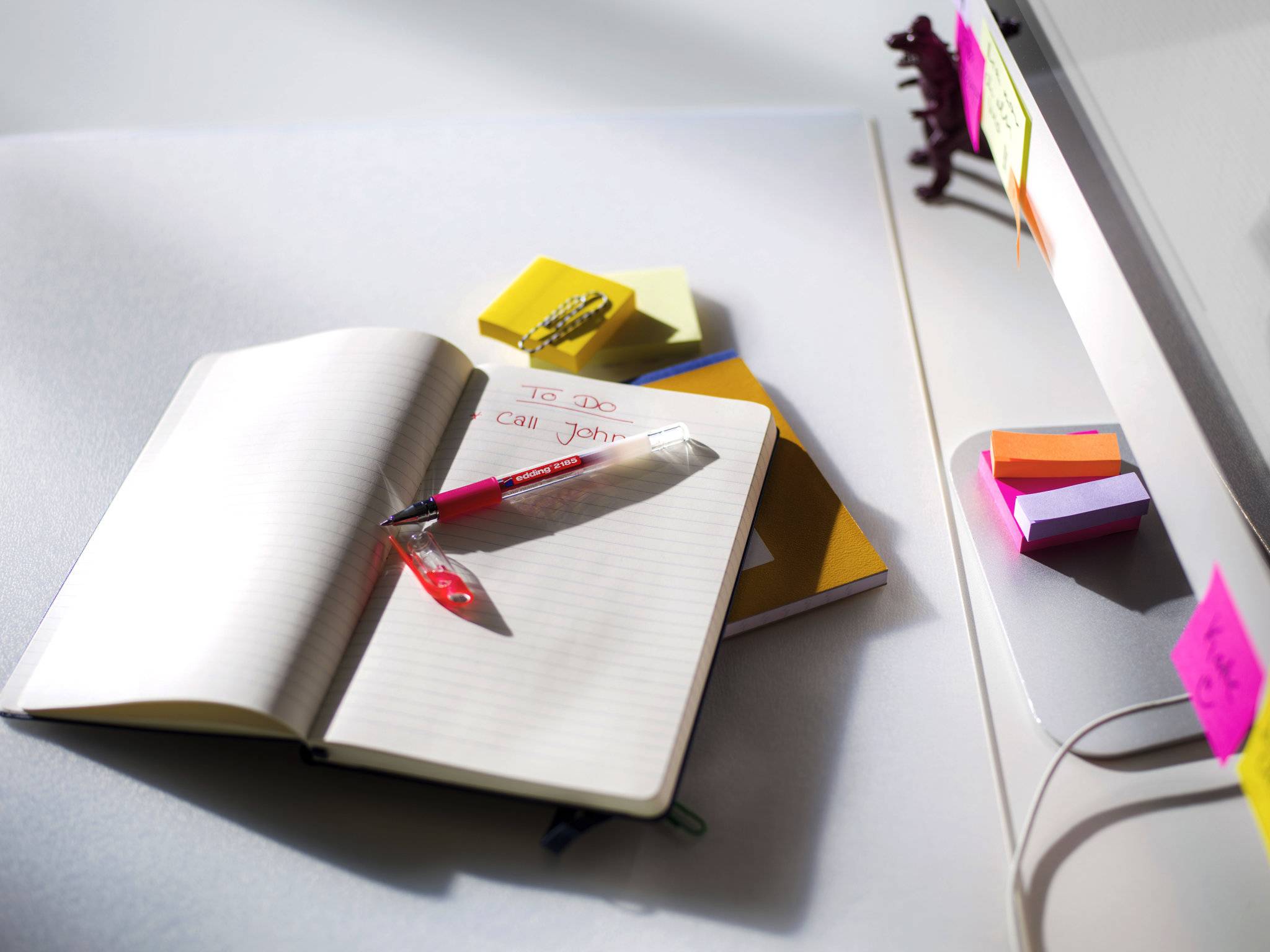 Gelroller edding 2185 weiß