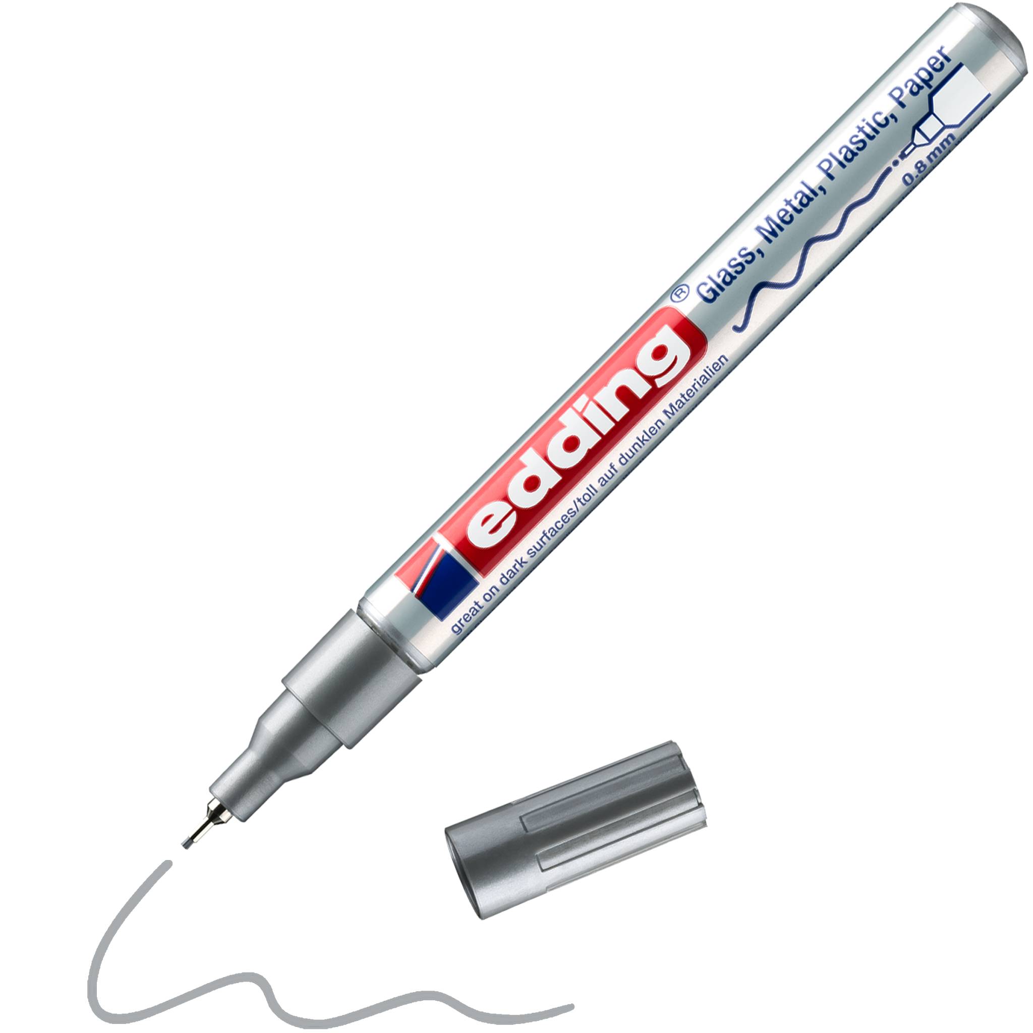 Edding 780 4-780-9-054 Lackmarker Silber 0.8mm