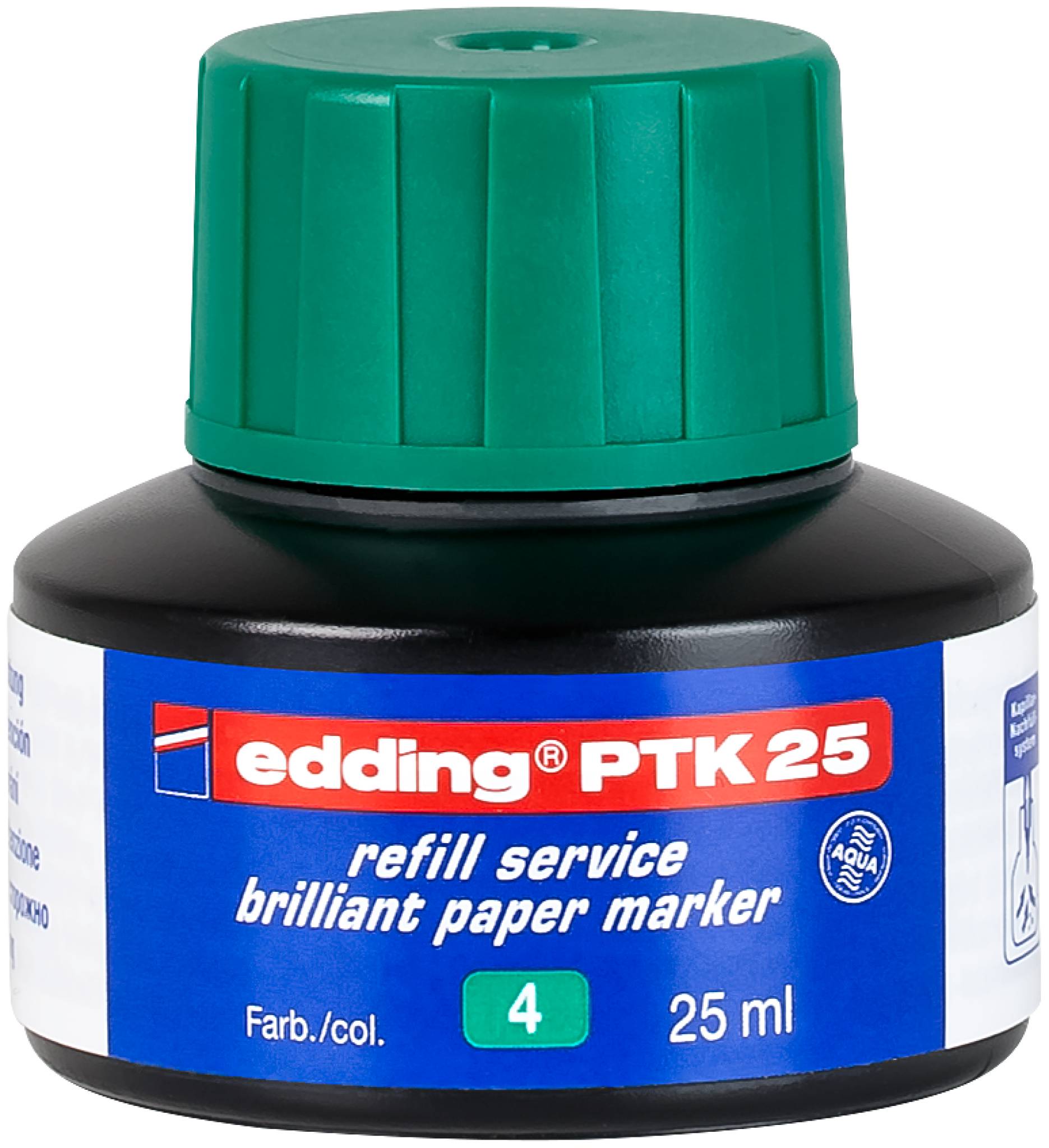 edding PTK 25 Nachfülltinte Brillant-Papiermarker grün