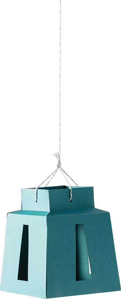 Fiskars 1059568 3D Papier-Juwel Laternen-Schablone Weiß