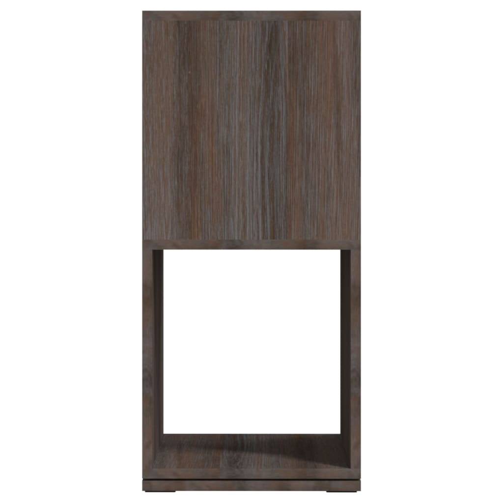 vidaXL Drehregal Grau und Sonoma-Eiche 34,5x34,5x75,5 cm Holzwerkstoff