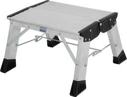 Krause Treppy PlusLine 130327 Aluminium Doppel-Klapptritt klappbar Arbeitshöhe (max.): 2.20 m Silber 1.8 kg