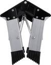 Krause Treppy PlusLine 130327 Aluminium Doppel-Klapptritt klappbar Arbeitshöhe (max.): 2.20 m Silber 1.8 kg