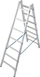 Sprossen-DoppelLeiter, (Alu), Arbeitshöhe 3,55 m,Leiternhöhe 1,95 m, Sprossenanzahl 2x7, 7,9 kg