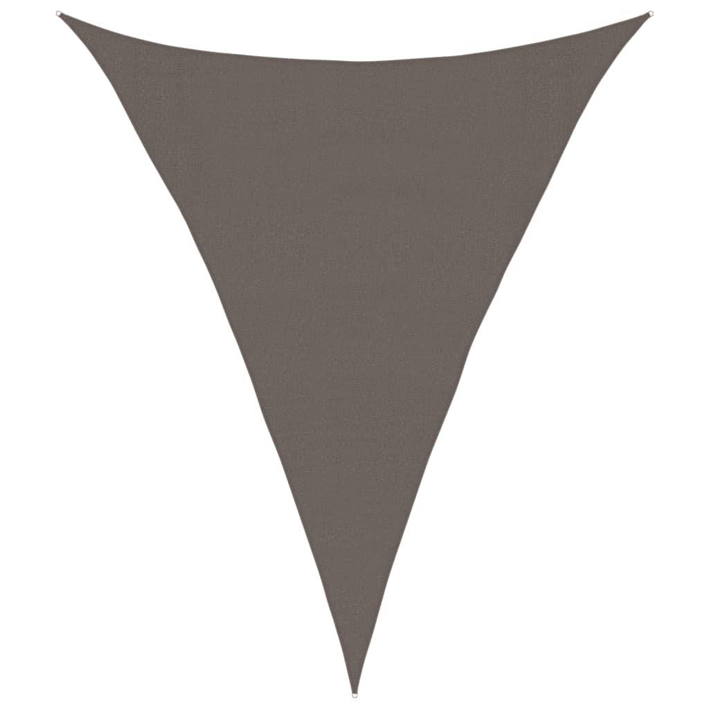 vidaXL Sonnensegel 160 g/m² Anthrazit 3x4x4 m HDPE