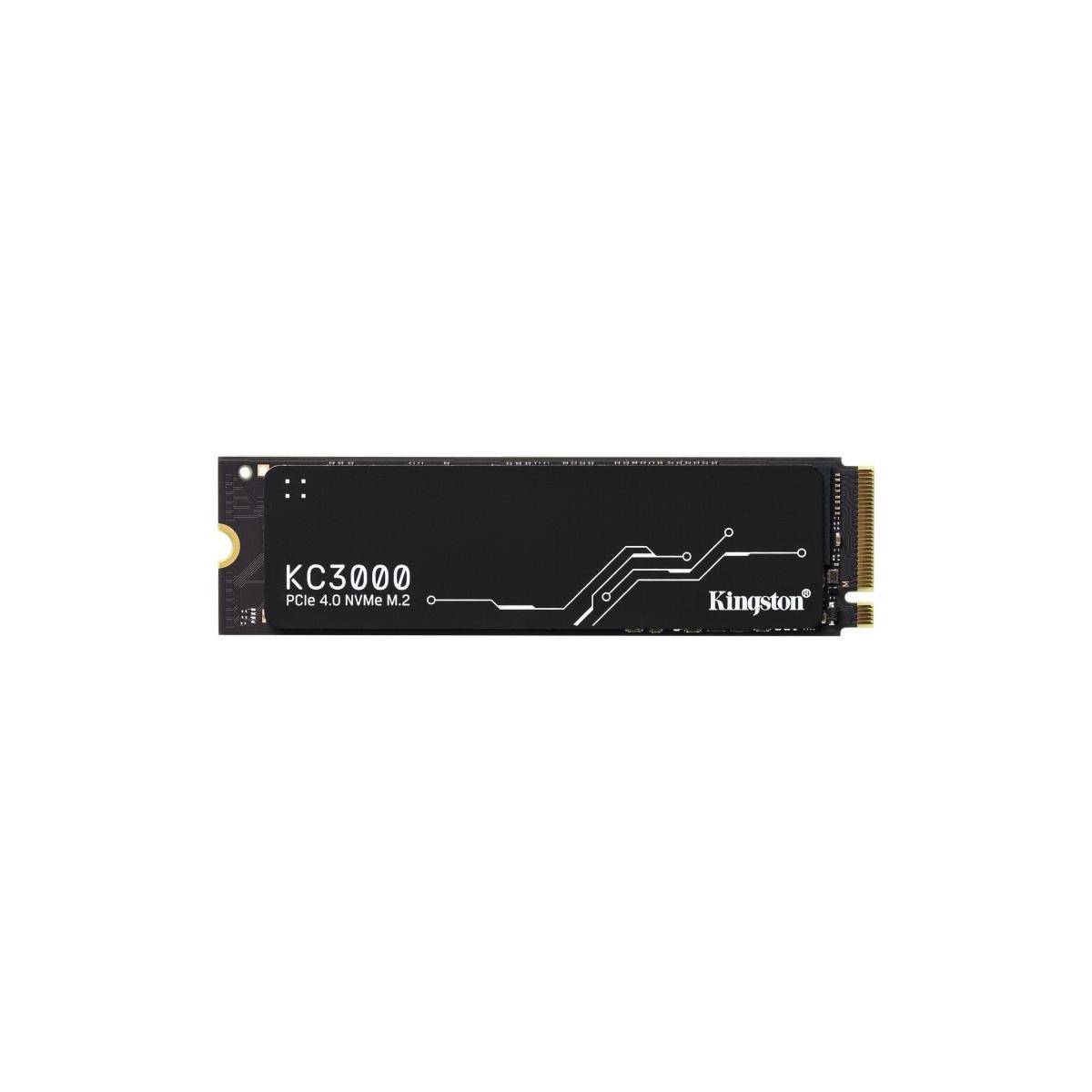 Kingston KC3000 512 GB Interne M.2 SSD PCIe NVMe 4.0 x4 SKC3000S/512G