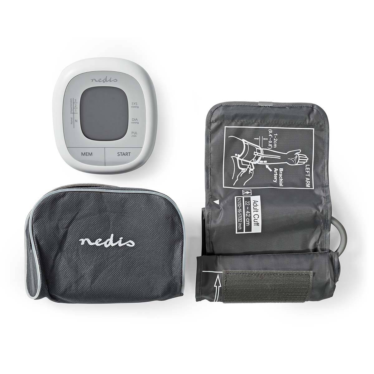 Nedis Blutdruckmessgerät | HCBL400WT | Weiss