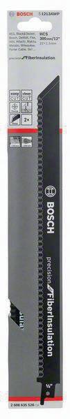 Säbelsägeblatt S 1213 AWP L.300mm B.22mm wellenschliff 2er Pk.BOSCH