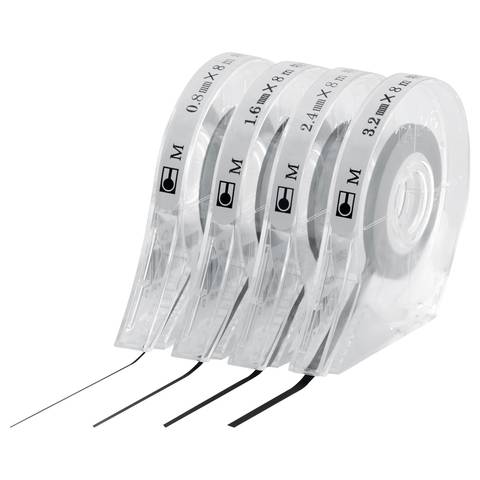 magnetoplan Zeichenband schwarz, 8 m x 3,2 mm