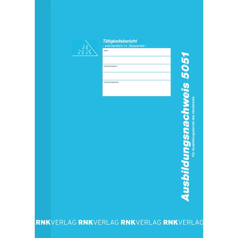 RNK Verlag Ausbildungsnachweis-Heft, wöchentlich, DIN A4