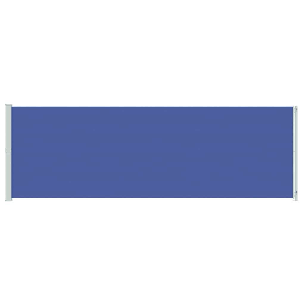 vidaXL Seitenmarkise Ausziehbar 200x600 cm Blau