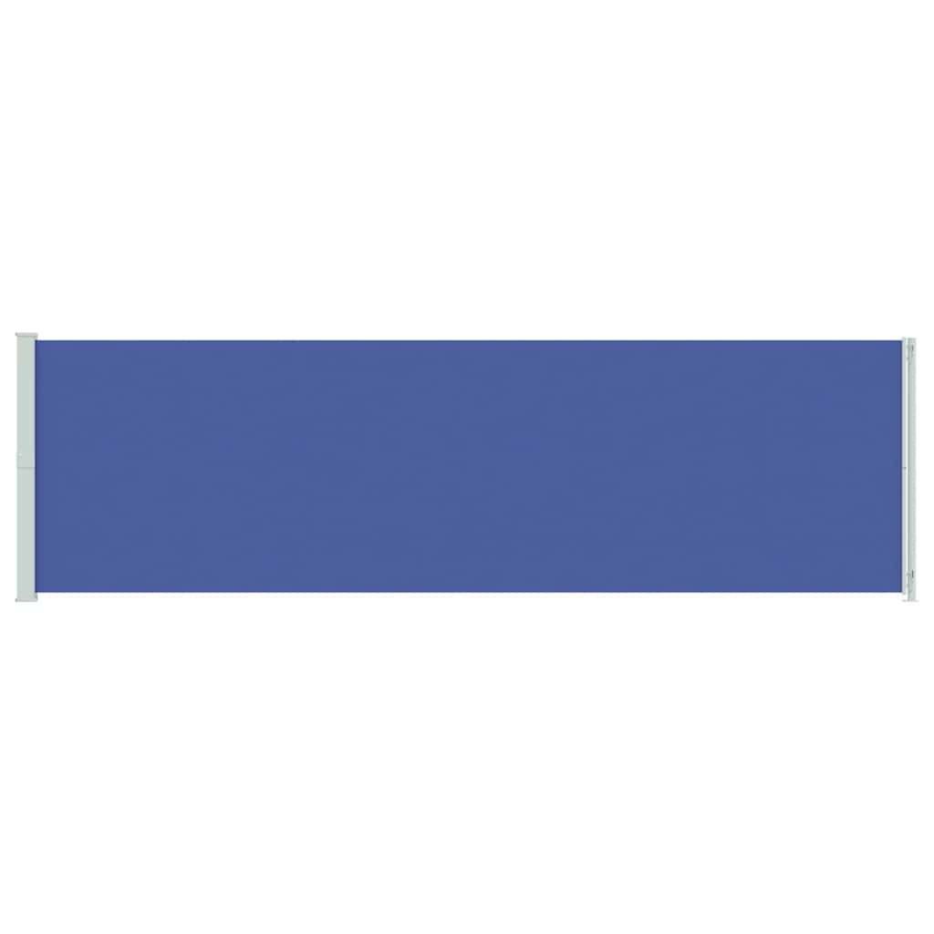 vidaXL Seitenmarkise Ausziehbar 180x600 cm Blau