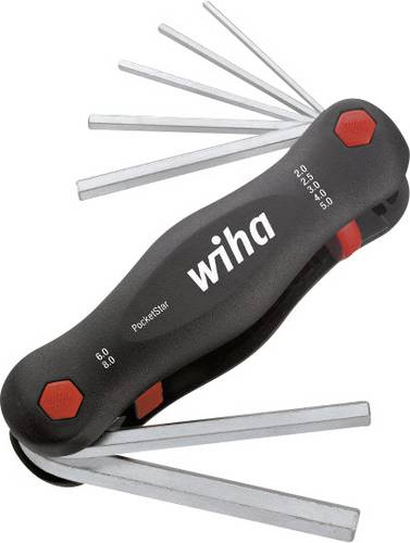 Wiha Innen-Sechskant Winkelschraubendreher-Set 2 mm, 2.5 mm, 3 mm, 4 mm, 5 mm, 6 mm, 8 mm 7teilig