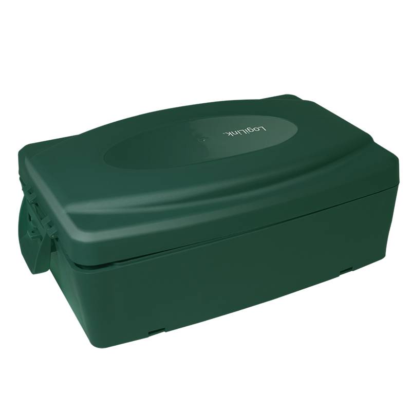 LogiLink LPS272 Kabel-Gehäuse 320 x 115 x 210 Kunststoff Grün 1St.