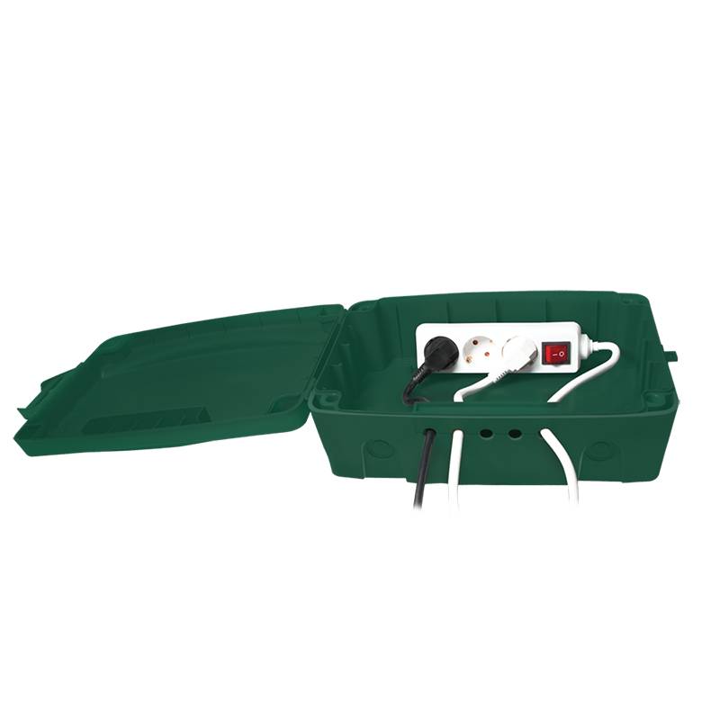 LogiLink LPS272 Kabel-Gehäuse 320 x 115 x 210 Kunststoff Grün 1 St.