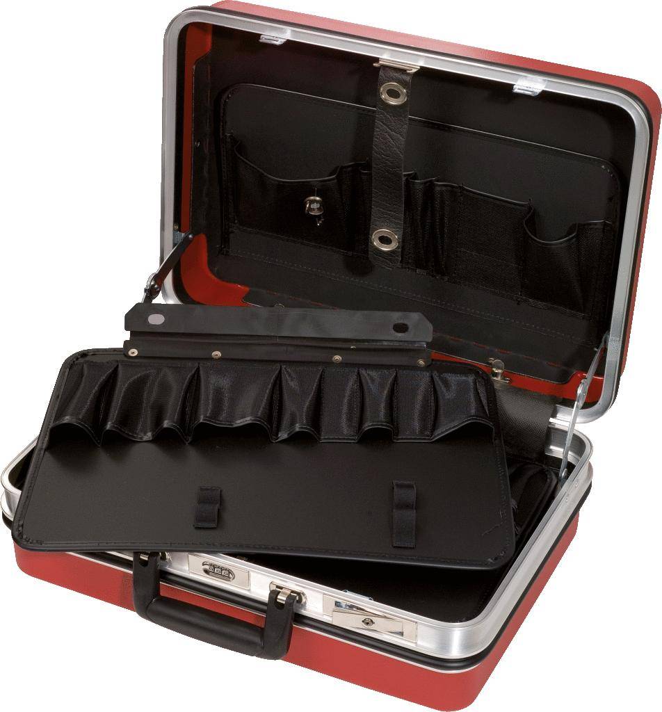 KS TOOLS Hartschalenkoffer, leer, rot